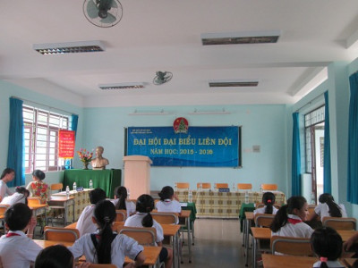 Đại hội Liên đội  trường TH Tân An - Năm học 2015 – 2016