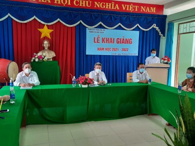 Lễ khai giảng đặc biệt năm học 2021-2022 tại trường Tiểu học Tân An