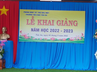 Khai giảng năm học 2022-2023 tại trường Tiểu học Tân An