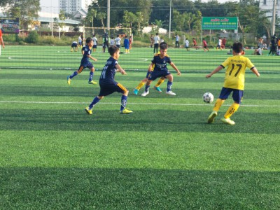 Trường Tiểu học Tân An tham gia thi đấu môn đá banh tại Hội khỏe Phù Đổng học sinh thành phố Thủ Dầu Một, năm học 2022-2023