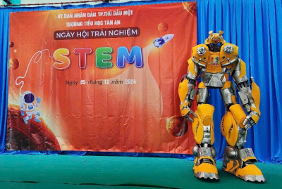 Ngày hội trải nghiệm STEM tại trường Tiểu học Tân An