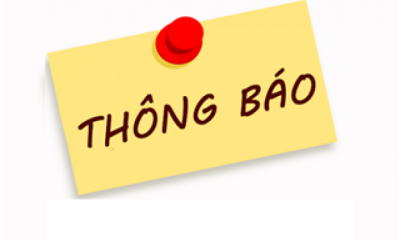 Thông báo: Thay đổi địa chỉ Website