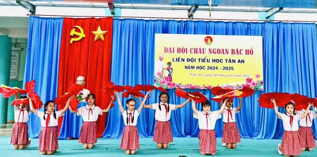 Liên Đội trường TH Tân An tổ chức Đại Hội Cháu ngoan Bác Hồ và phát động chương trình Thiếu nhi Việt Nam học tập tốt rèn luyện chăm năm học 2024-2025