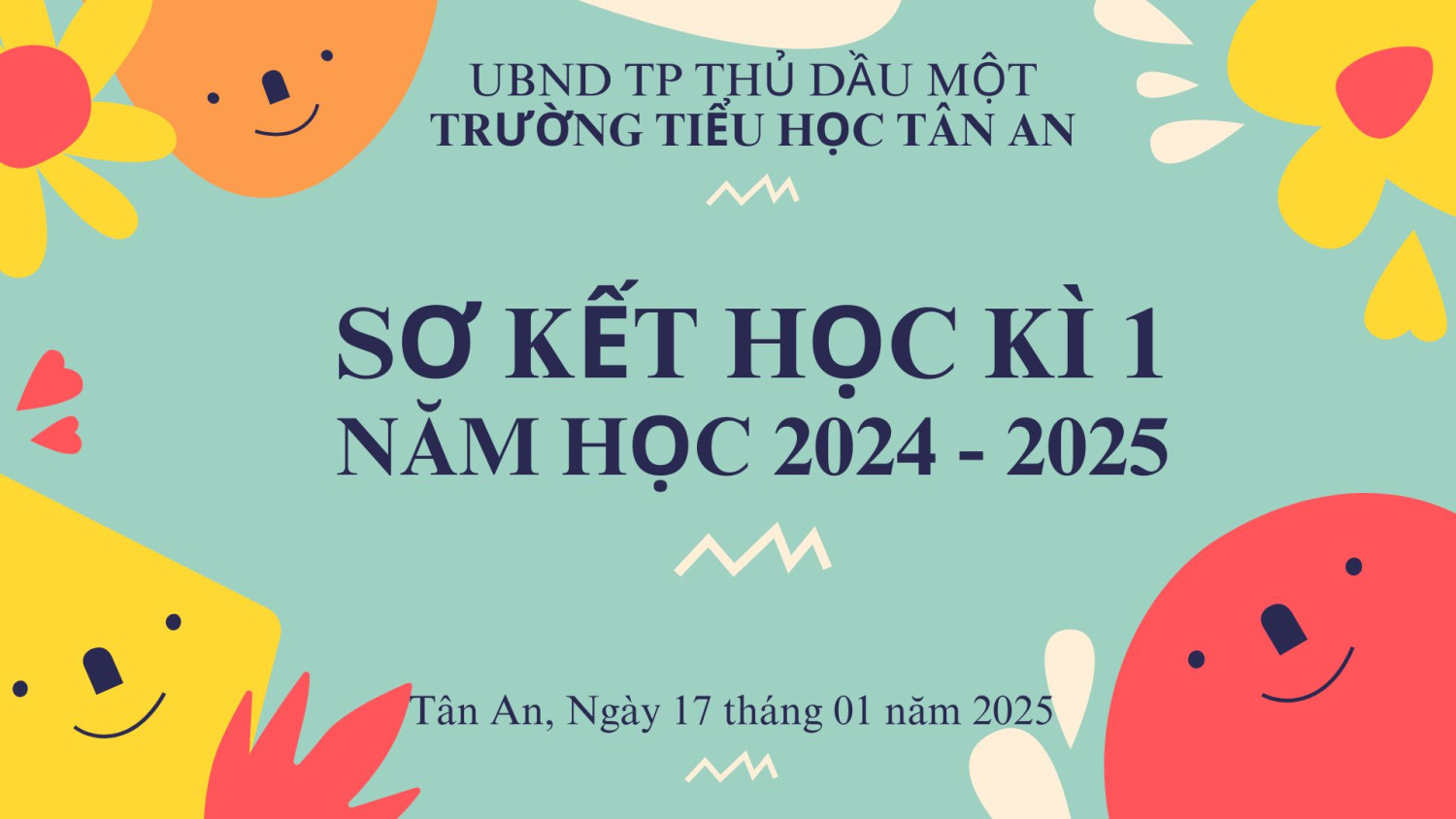 Trường Tiểu học Tân An tổ chức sơ kết học kì I năm học 2024-2025